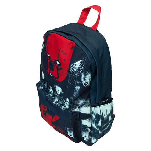 Image of I Heart Horror - IT (Pennywise) Nylon Full-Size Backpack
