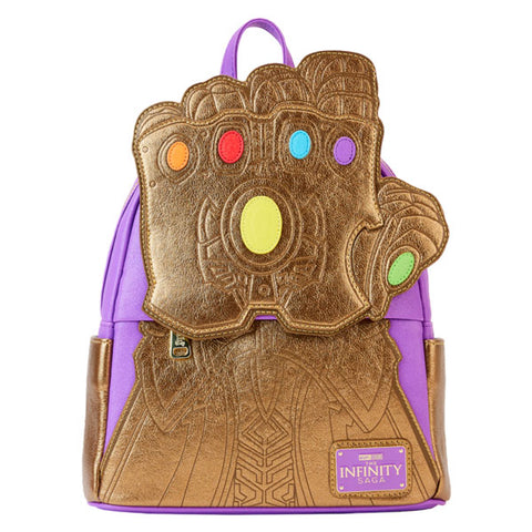 Image of Marvel Comics - Thanos Gauntlet Metallic Mini Backpack