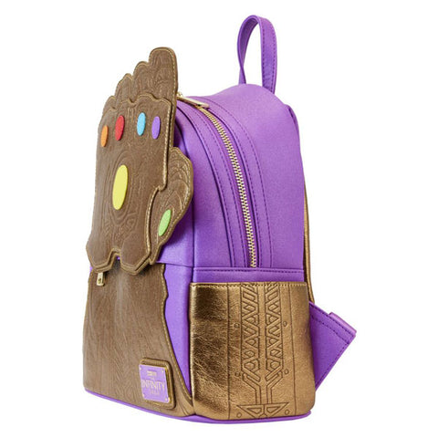 Image of Marvel Comics - Thanos Gauntlet Metallic Mini Backpack