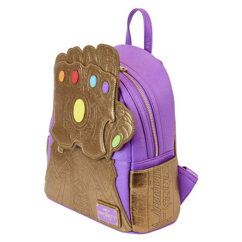 Image of Marvel Comics - Thanos Gauntlet Metallic Mini Backpack