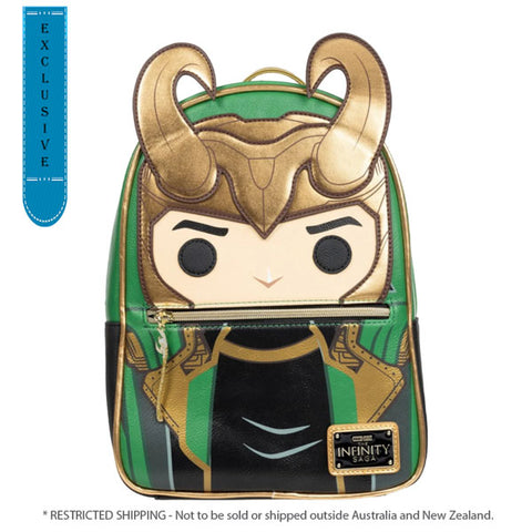 Image of Marvel Comics - Loki Pop! by Loungefly US Exclusive Mini Backpack