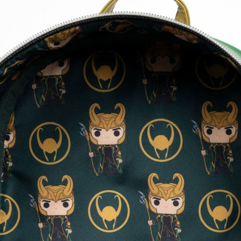 Image of Marvel Comics - Loki Pop! by Loungefly US Exclusive Mini Backpack