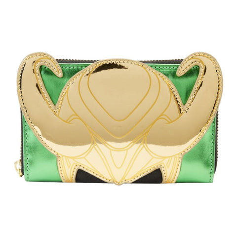 Image of Marvel Comics - Loki Metallic Zip Around Wallet