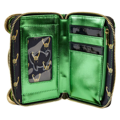 Image of Marvel Comics - Loki Metallic Zip Around Wallet