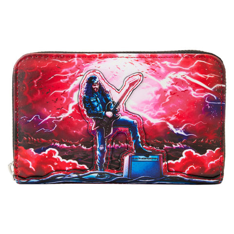 Image of Stranger Things - Eddie Munson Tribute Glow Zip Around Wallet