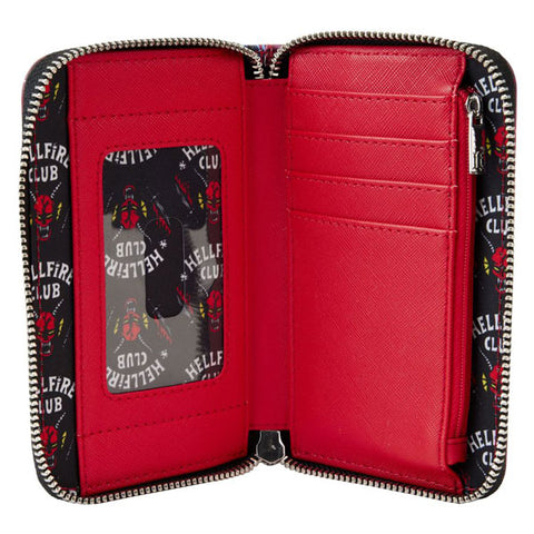 Image of Stranger Things - Eddie Munson Tribute Glow Zip Around Wallet