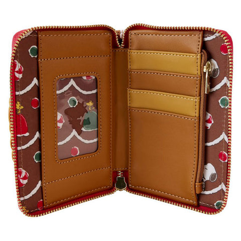 Image of Peanuts - Snoopy Gingerbread Wreath Scented Zip Around Wallet