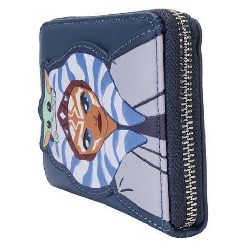 Image of Star Wars: The Mandalorian - Ahsoka & Grogu Zip Wallet