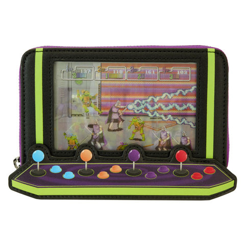 Image of TMNT: 40th Anniversary - Vintage Arcade Zip Around Wallet