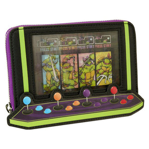 TMNT: 40th Anniversary - Vintage Arcade Zip Around Wallet