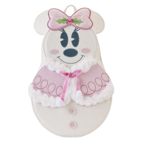 Image of Disney - Mickey & Minnie Pastel Snowman Zip Around Wallet