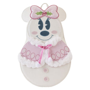 Disney - Mickey & Minnie Pastel Snowman Zip Around Wallet