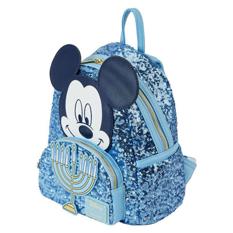 Image of Disney - Mickey Mouse Hanukkah Sequin Glow Mini Backpack