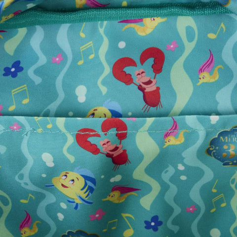 Image of The Little Mermaid (1989) 35th Anniversary - Life Is The Bubbles Nylon Backpack