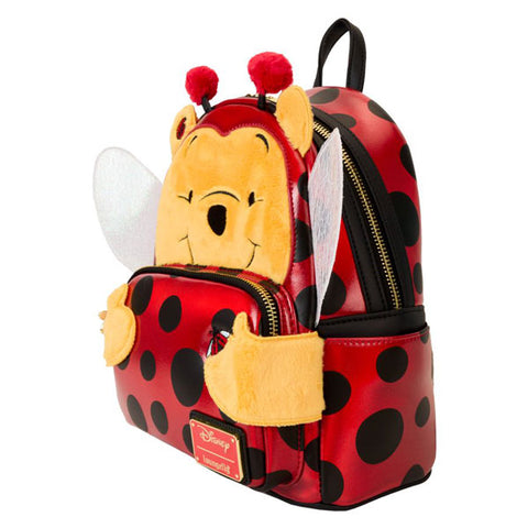 Image of Winnie The Pooh - Winnie The Pooh Ladybug Cosplay Mini Backpack