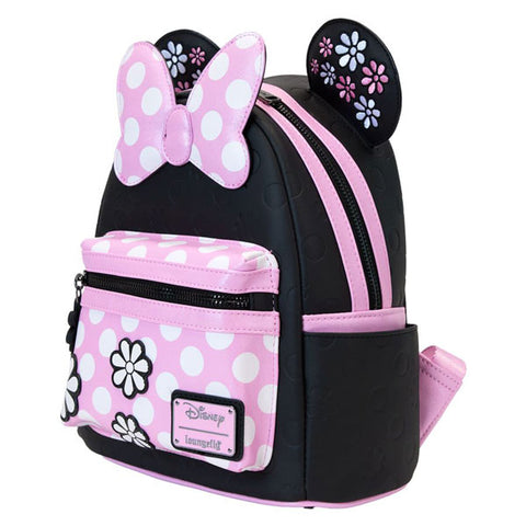 Image of Disney - Minnie Floral Rock the Dots Mini Backpack