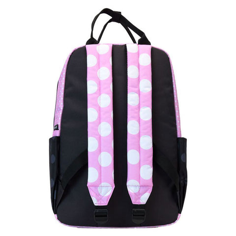 Image of Disney - Minnie Floral Rock the Dots Full-Size Nylon Backpack