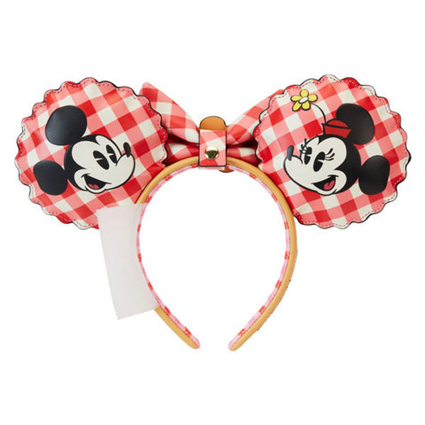 Image of Mickey & Minnie -Picnic Pie Ear Headband