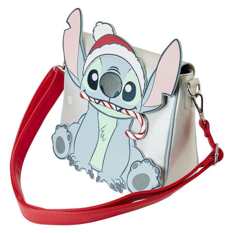 Image of Lilo & Stitch - Stitch Holiday Glitter Crossbody