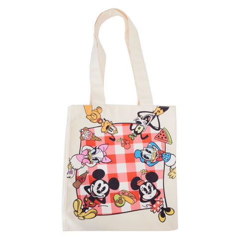 Image of Mickey & Friends - Picnic Canvas Tote Bag