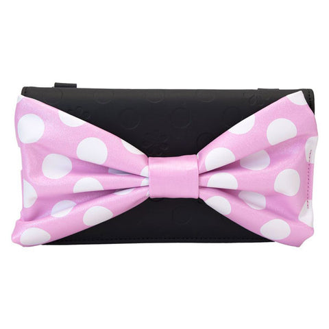 Image of Disney - Minnie Floral Rock the Dots Clutch Crossbody Bag