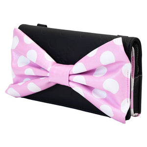 Disney - Minnie Floral Rock the Dots Clutch Crossbody Bag