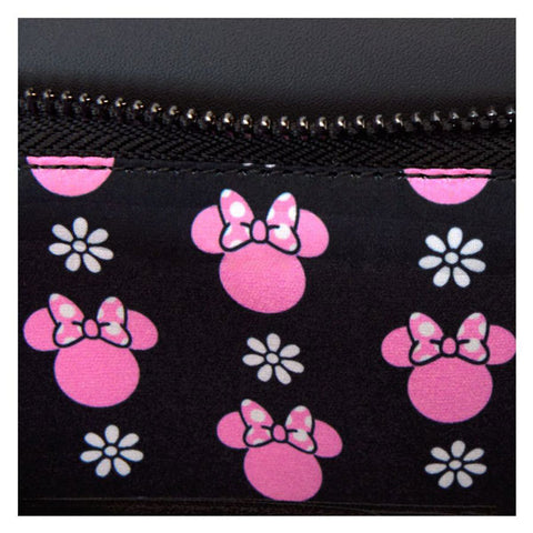 Image of Disney - Minnie Floral Rock the Dots Clutch Crossbody Bag