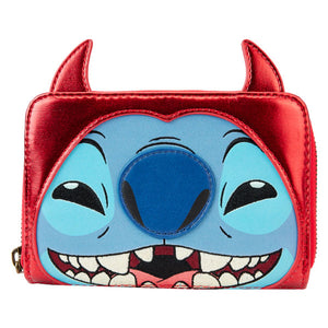 Disney - Stitch Devil Cosplay Zip Around Wallet