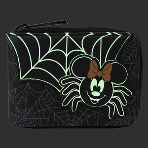 Disney - Minnie Mouse Spider Glow Accordion Wallet