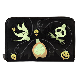 The Nightmare Before Christmas - Tree String Lights Glow Zip Around Wallet