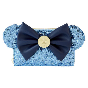 Disney - Minnie Mouse Hanukkah Sequin Zip Around Wallet