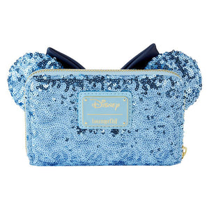 Disney - Minnie Mouse Hanukkah Sequin Zip Around Wallet