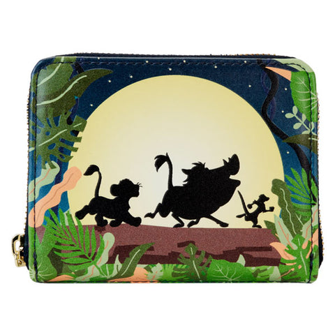 Image of Lion King (1994): 30th Anniversary - Hakuna Matata Silhouette Zip Wallet