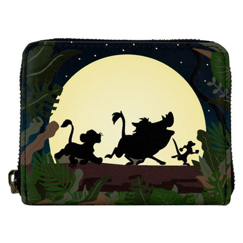 Image of Lion King (1994): 30th Anniversary - Hakuna Matata Silhouette Zip Wallet