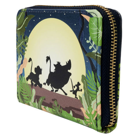 Image of Lion King (1994): 30th Anniversary - Hakuna Matata Silhouette Zip Wallet