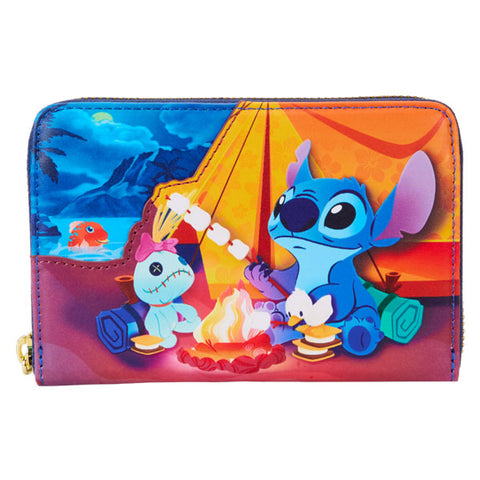 Image of Lilo & Stitch - Camping Cuties Zip Wallet