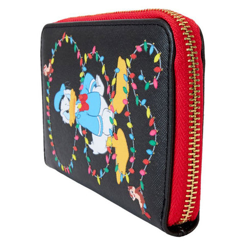 Image of Disney - Donald wrapped in Lights Zip Wallet