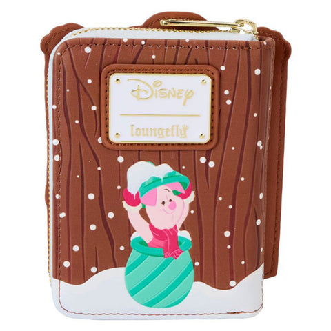 Image of Winnie The Pooh - Pooh & Friends Holiday Scene Zip Wallet