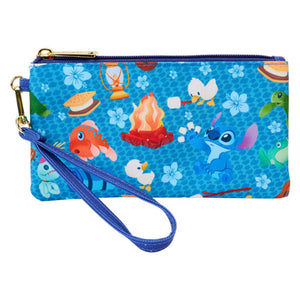 Lilo & Stitch - Camping Cuties All-over-print Nylon Wristlet