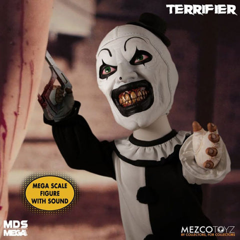 Image of Terrifier - Art The Clown 15 Inch Mega Figure