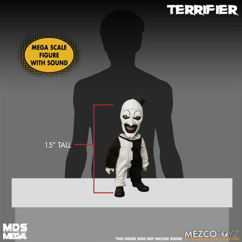 Image of Terrifier - Art The Clown 15 Inch Mega Figure