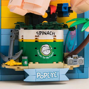 Popeye - Popeye 3:D Portrait Buildable Set (416pcs)
