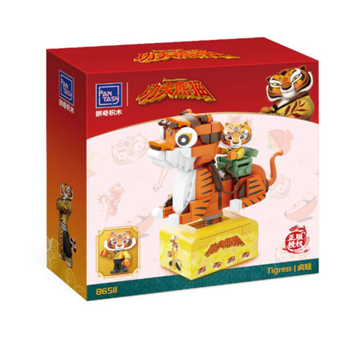 Image of Kung Fu Panda - Tigress on SkateKart Buildable Figure (195pcs)