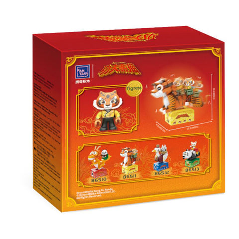 Image of Kung Fu Panda - Tigress on SkateKart Buildable Figure (195pcs)