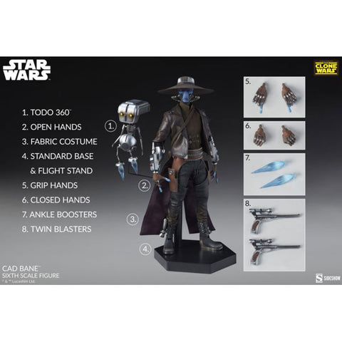 Image of Star Wars - Cad Bane 1:6 Figure