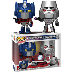 Transformers: G1 - Optimus Prime & Megatron US Exclusive Metallic Pop! Vinyl 2 -Pack