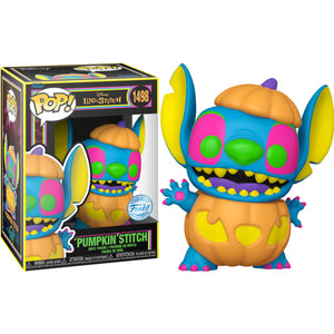 Lilo & Stitch - Pumpkin Stitch US Exclusive Blacklight Pop - 1498