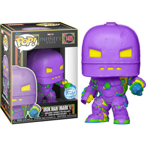 Marvel Comics - Iron Man MkI (Infinity Saga) US Exclusive Black Light Pop - 1405