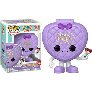 Retro Toys: Polly Pocket - Heart Shell (Purple) Pop - 158