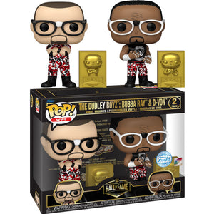 WWE: Hall of Fame - Dudley Boyz Red Camo Pop! 2PK RS